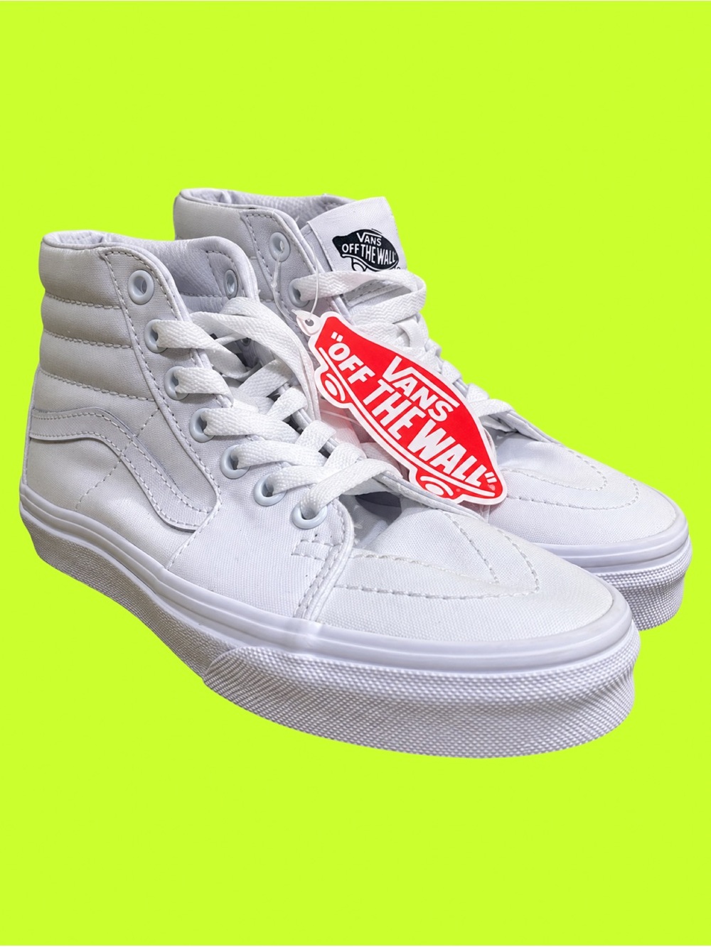 *NWT* Vans Kids Sk8-Hi True White Sneakers | Size 2
